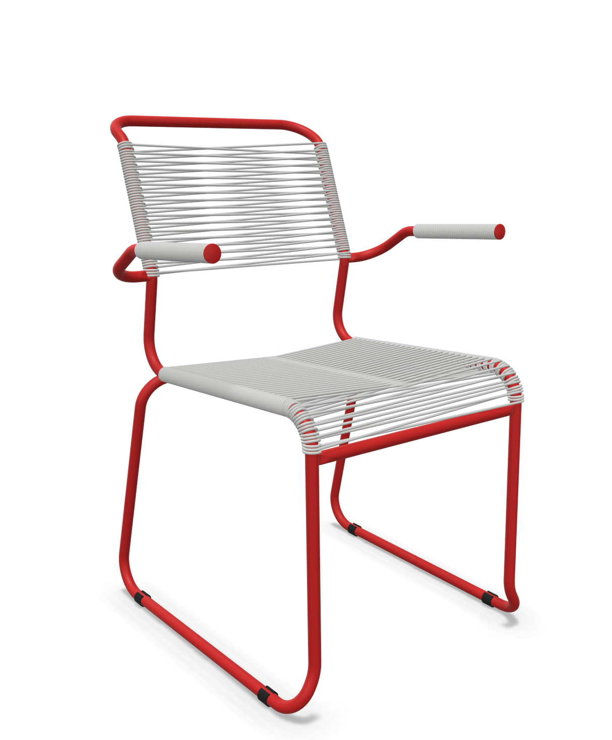 Schaffner Säntis Fauteuil repas Spaghetti pieds en luge