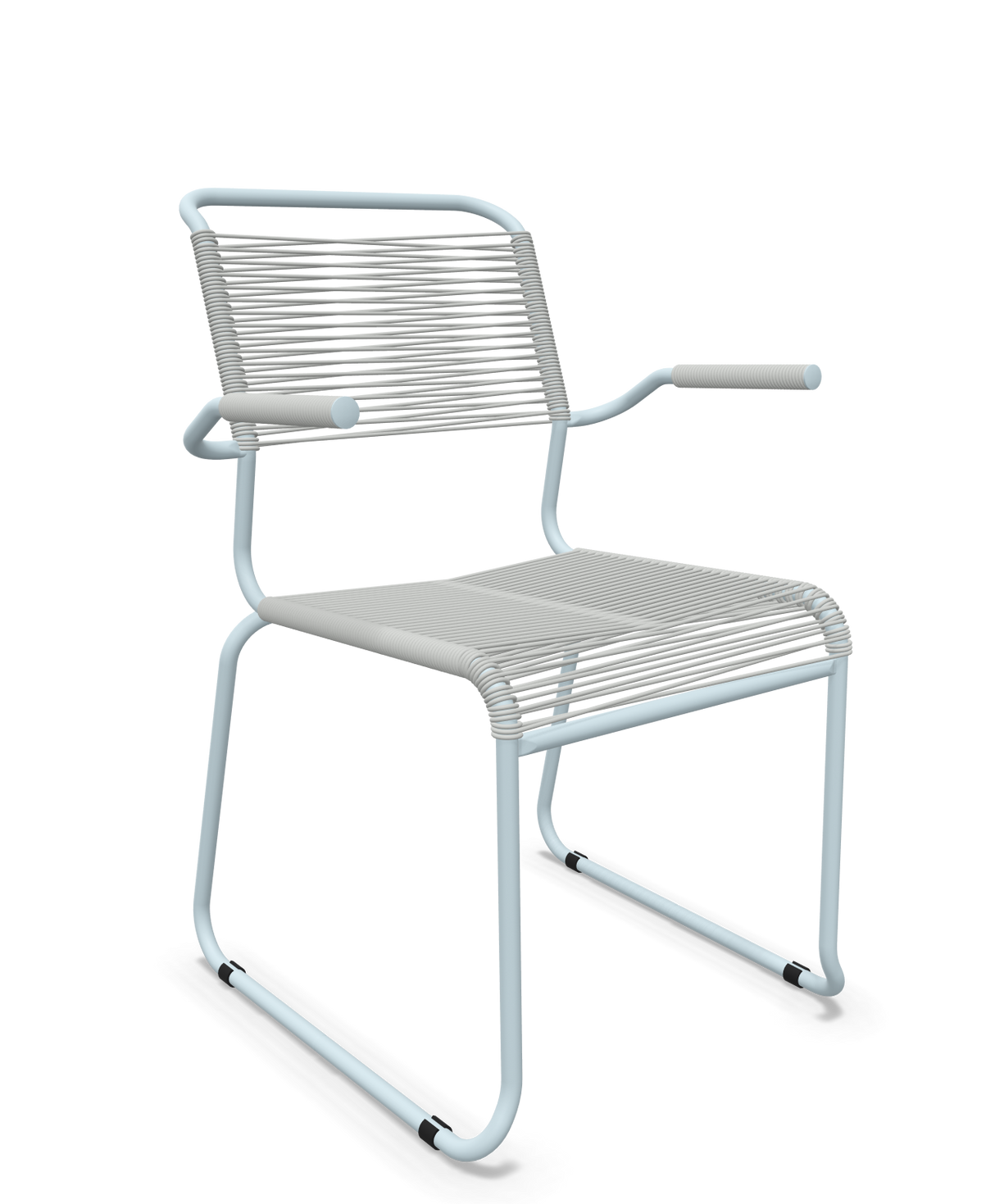 Schaffner Säntis Fauteuil repas Spaghetti pieds en luge
