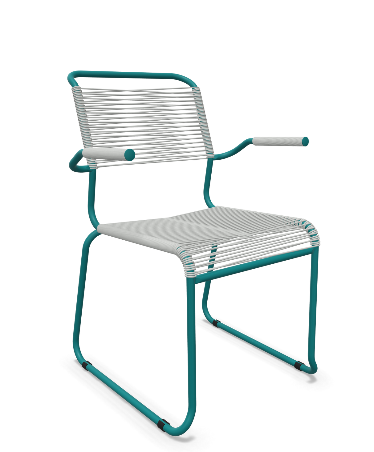 Schaffner Säntis Fauteuil repas Spaghetti pieds en luge