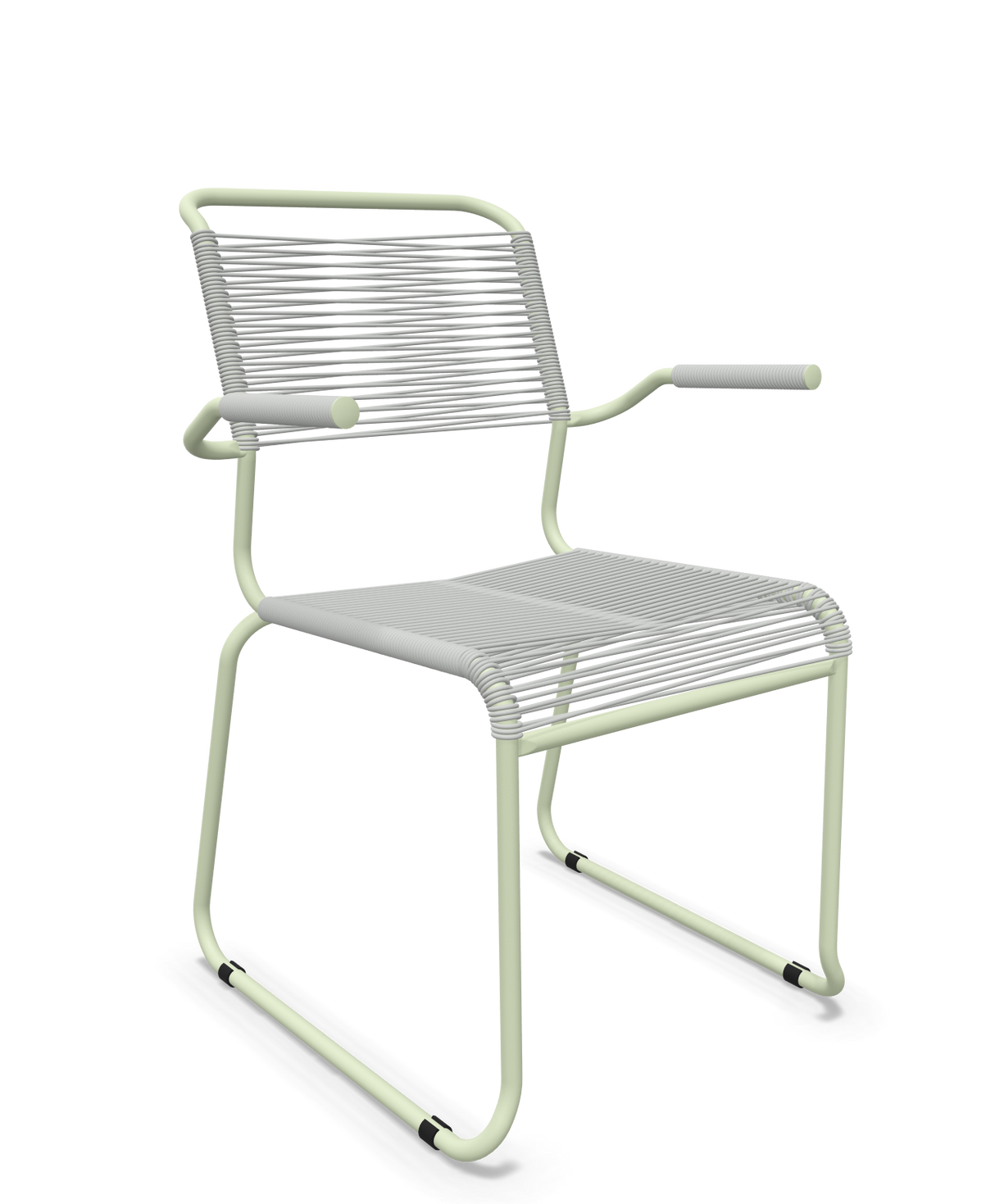 Schaffner Säntis Fauteuil repas Spaghetti pieds en luge