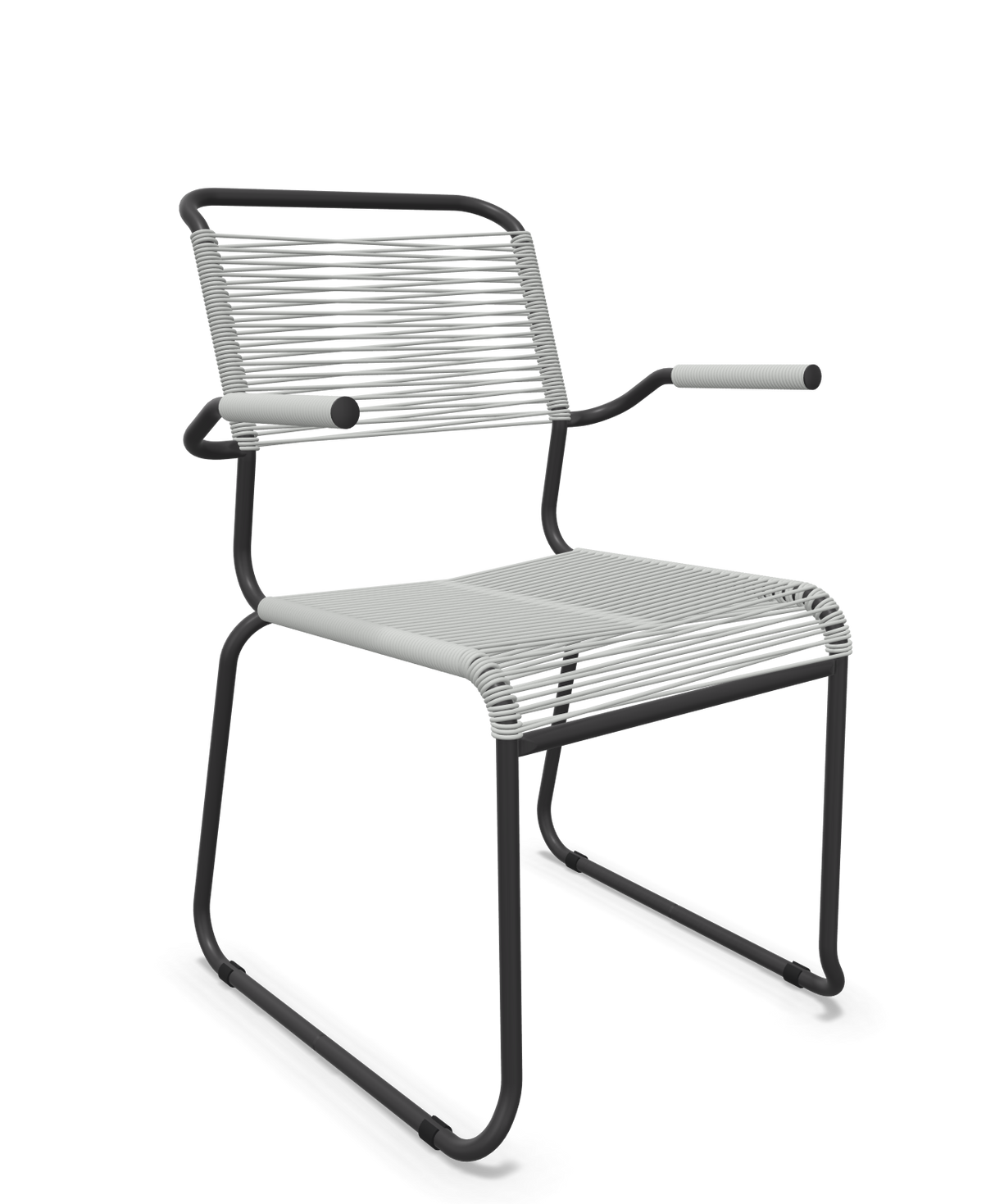 Schaffner Säntis Fauteuil repas Spaghetti pieds en luge