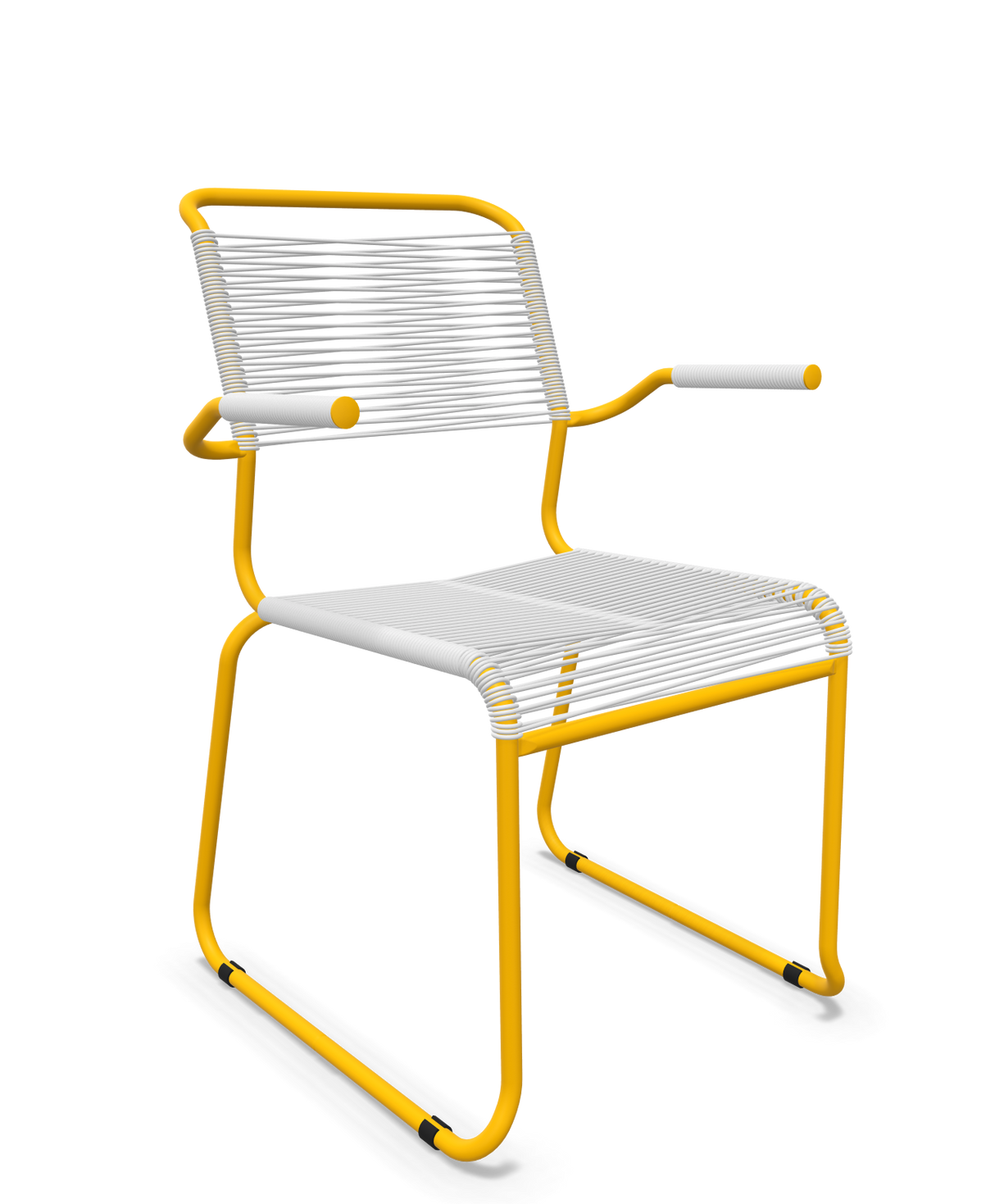 Schaffner Säntis Fauteuil repas Spaghetti pieds en luge