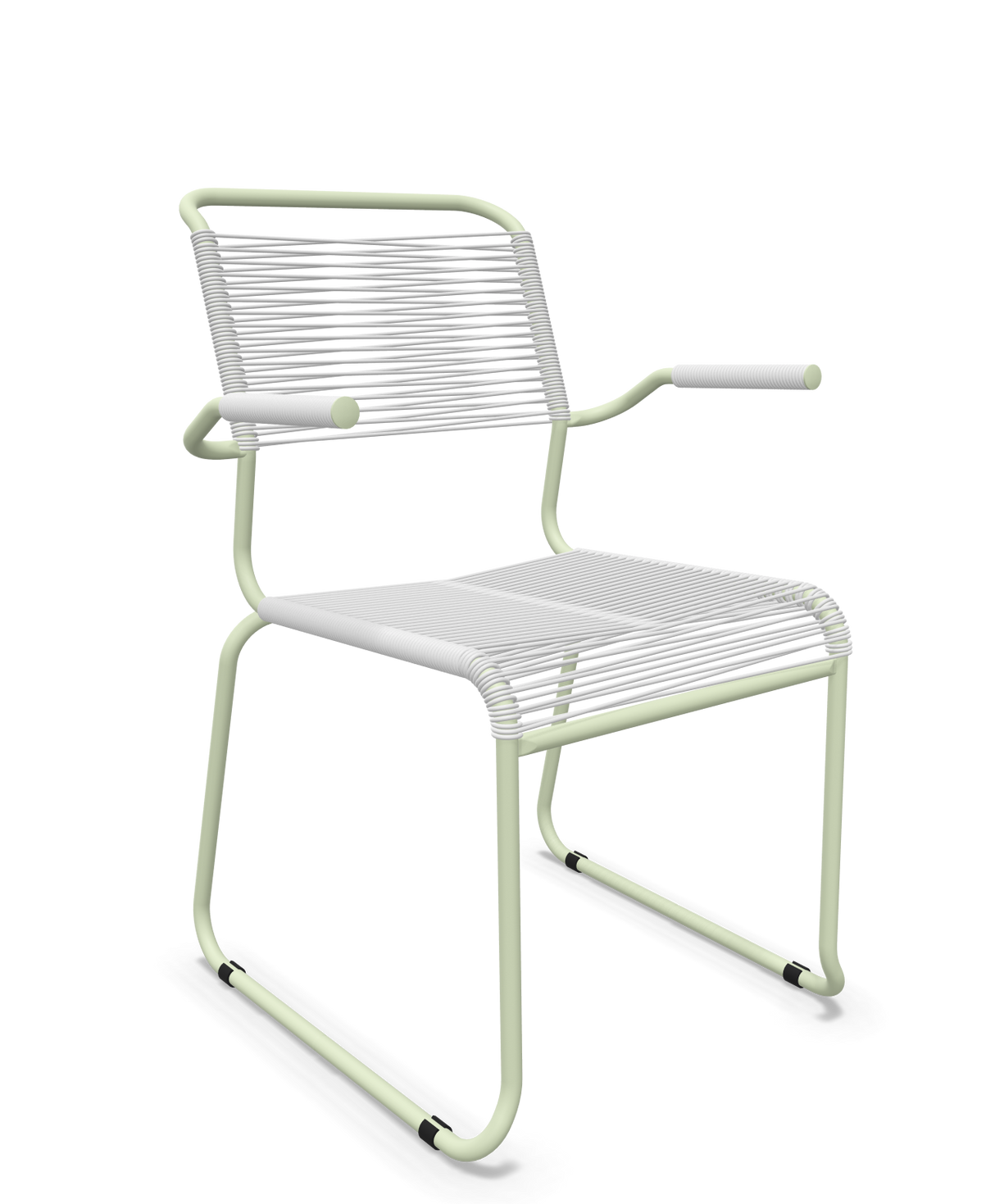 Schaffner Säntis Fauteuil repas Spaghetti pieds en luge