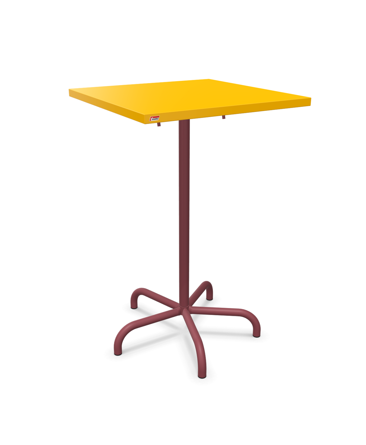 Schaffner Säntis Folding high table 70x70cm h:110cm