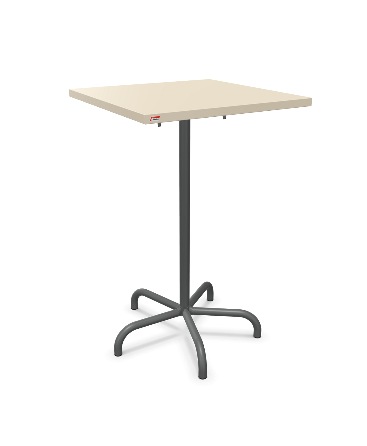 Schaffner Säntis Folding high table 70x70cm h:110cm