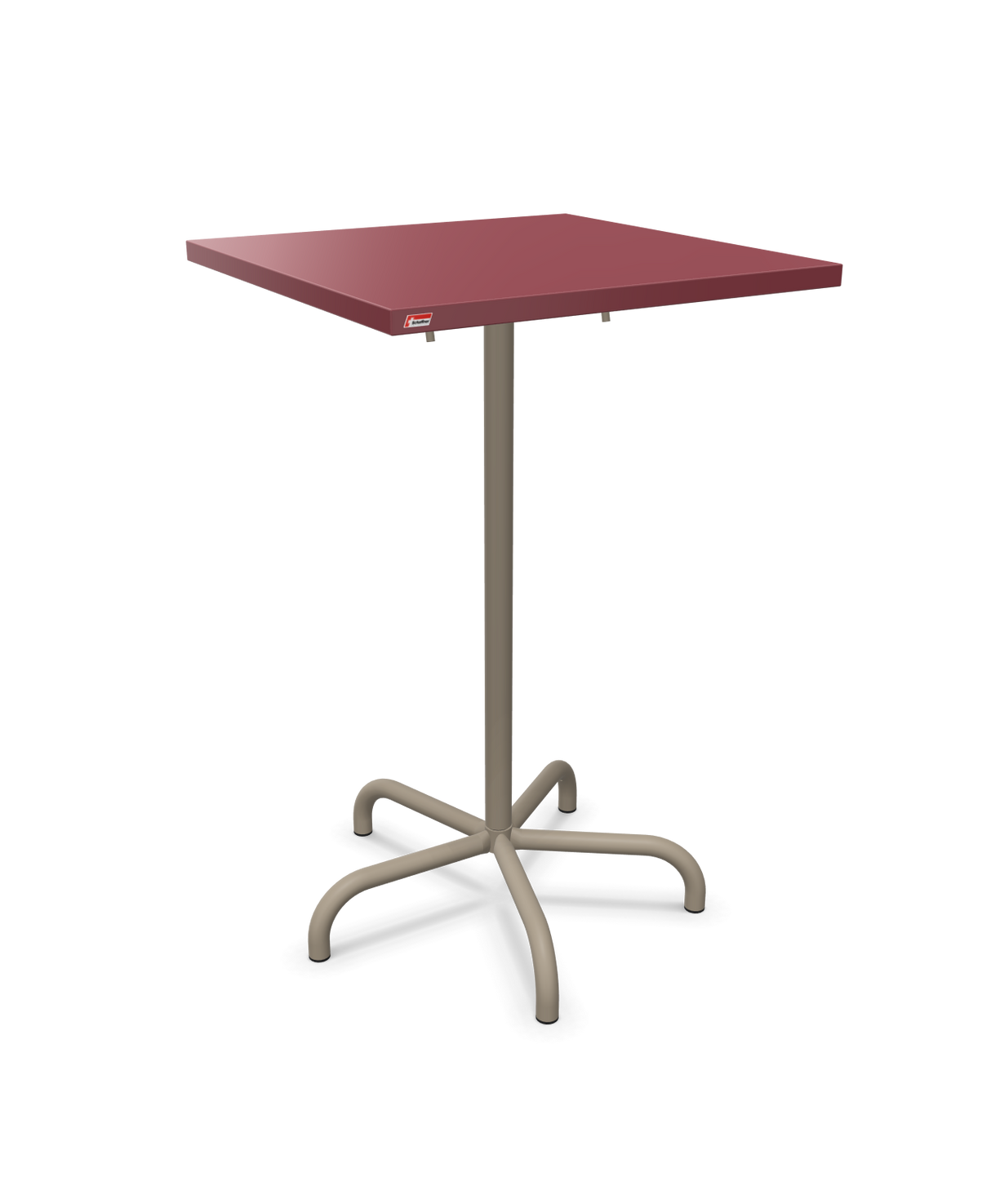 Schaffner Säntis Folding high table 70x70cm h:110cm