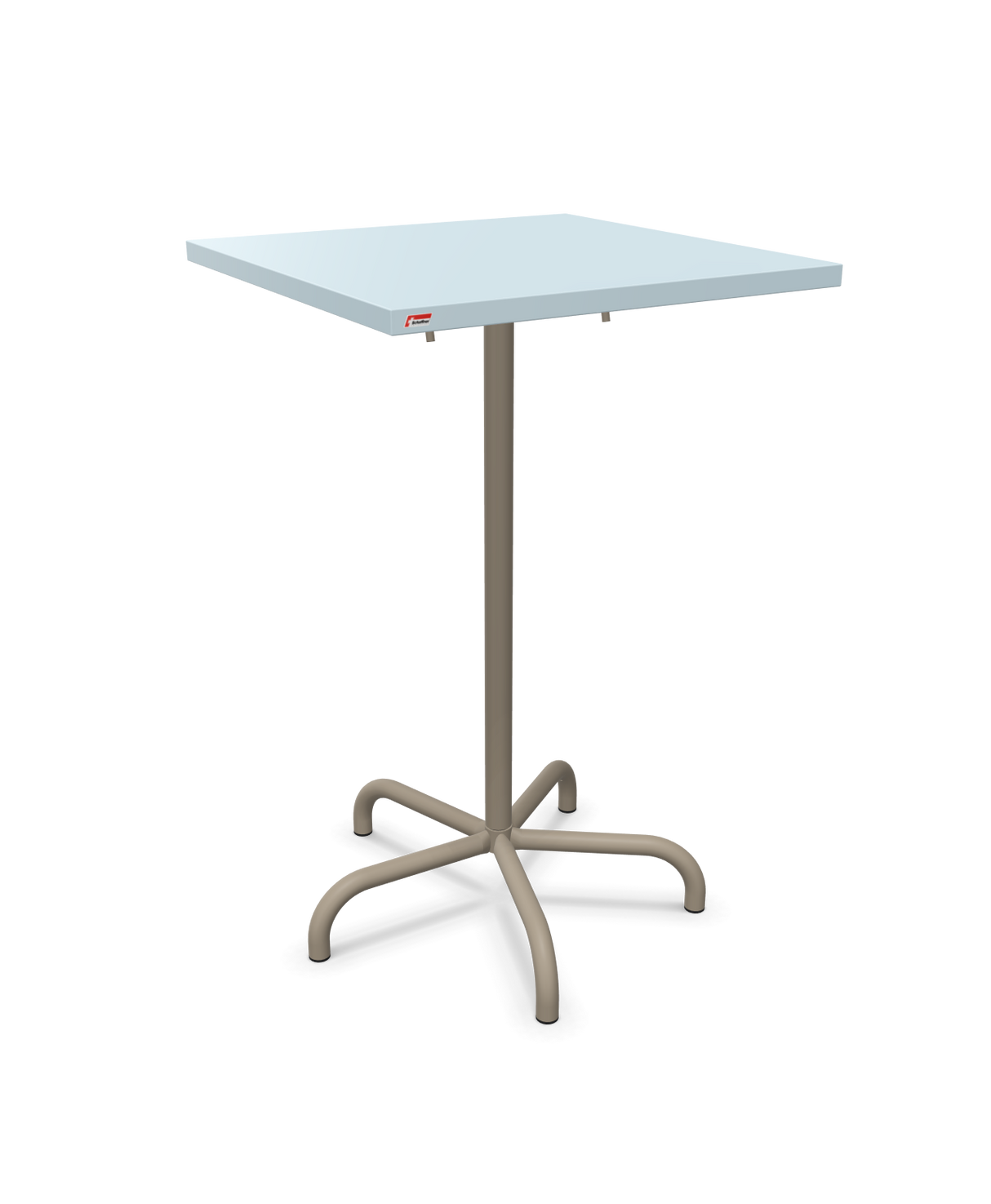 Schaffner Säntis Folding high table 70x70cm h:110cm