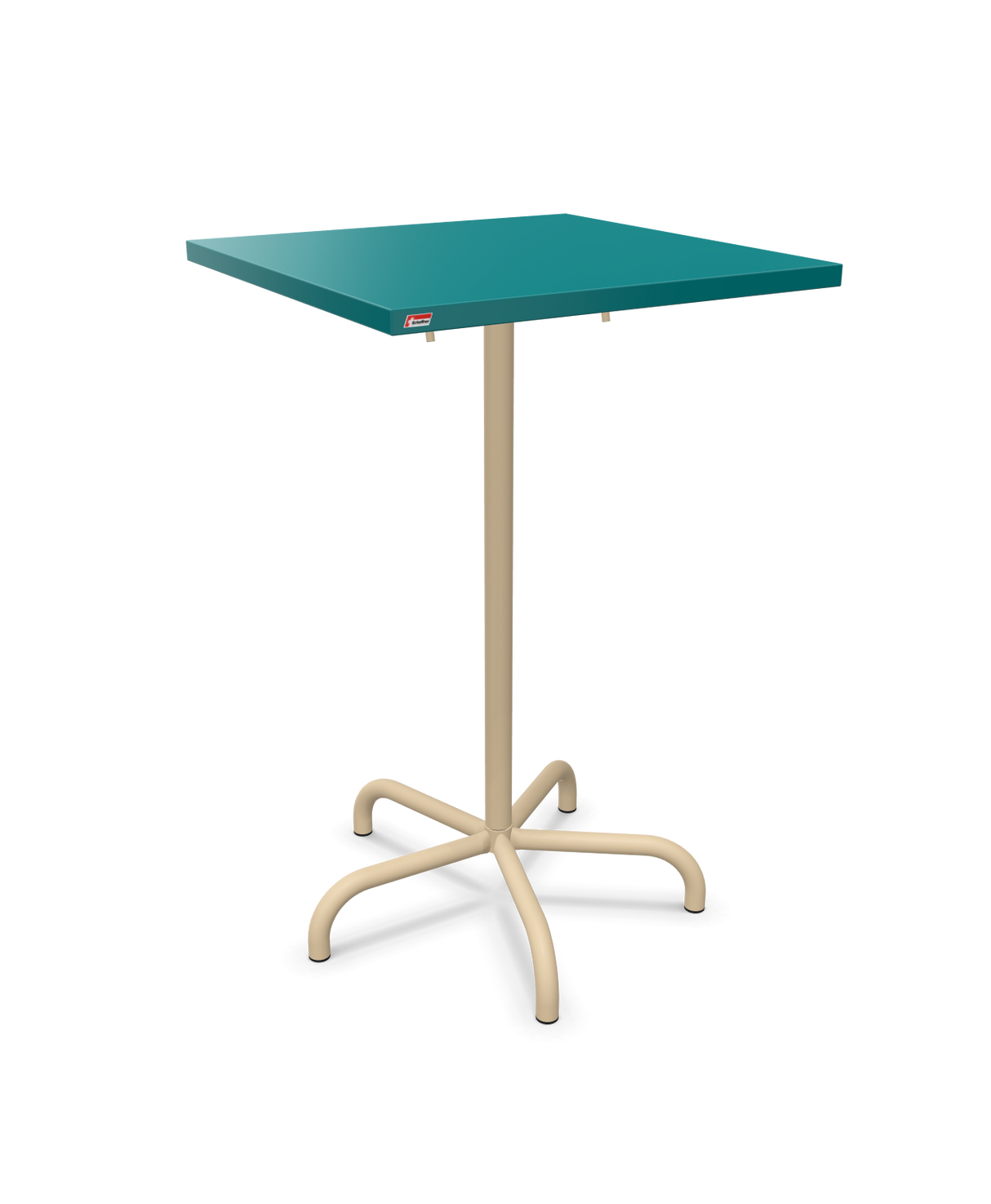 Schaffner Säntis Folding high table 70x70cm h:110cm