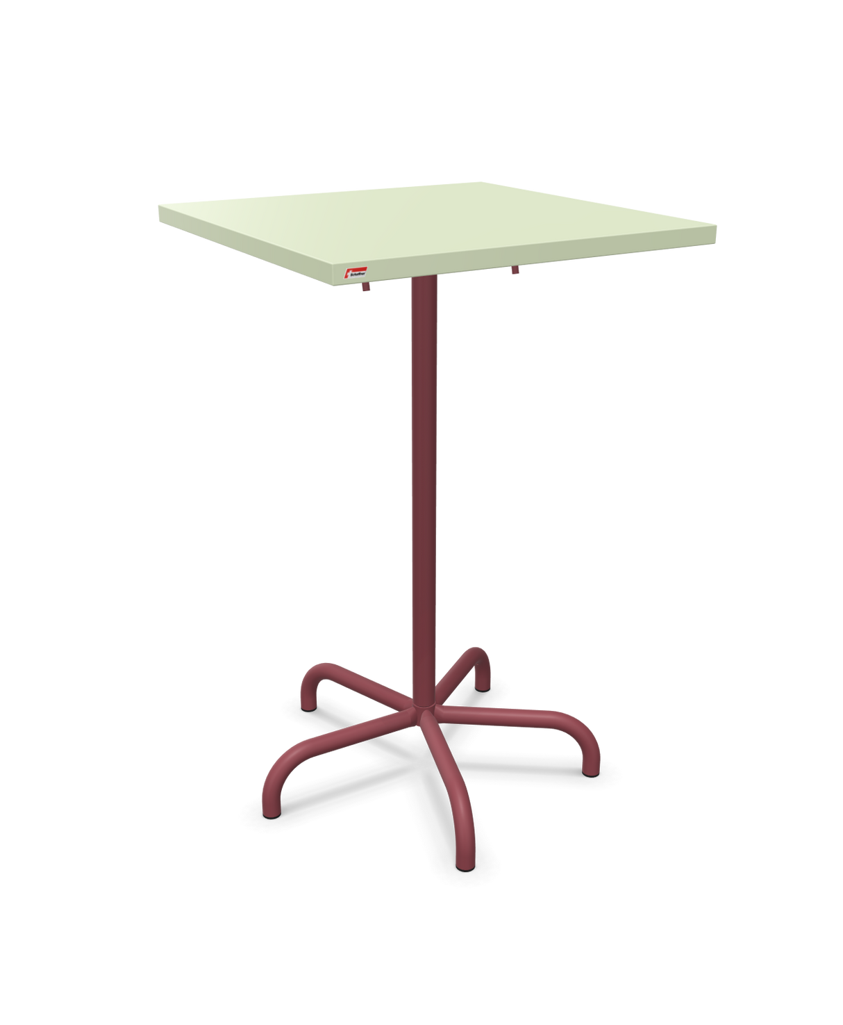 Schaffner Säntis Folding high table 70x70cm h:110cm