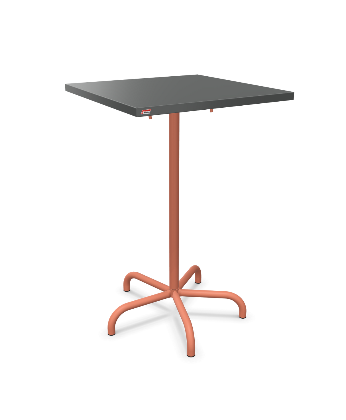 Schaffner Säntis Folding high table 70x70cm h:110cm