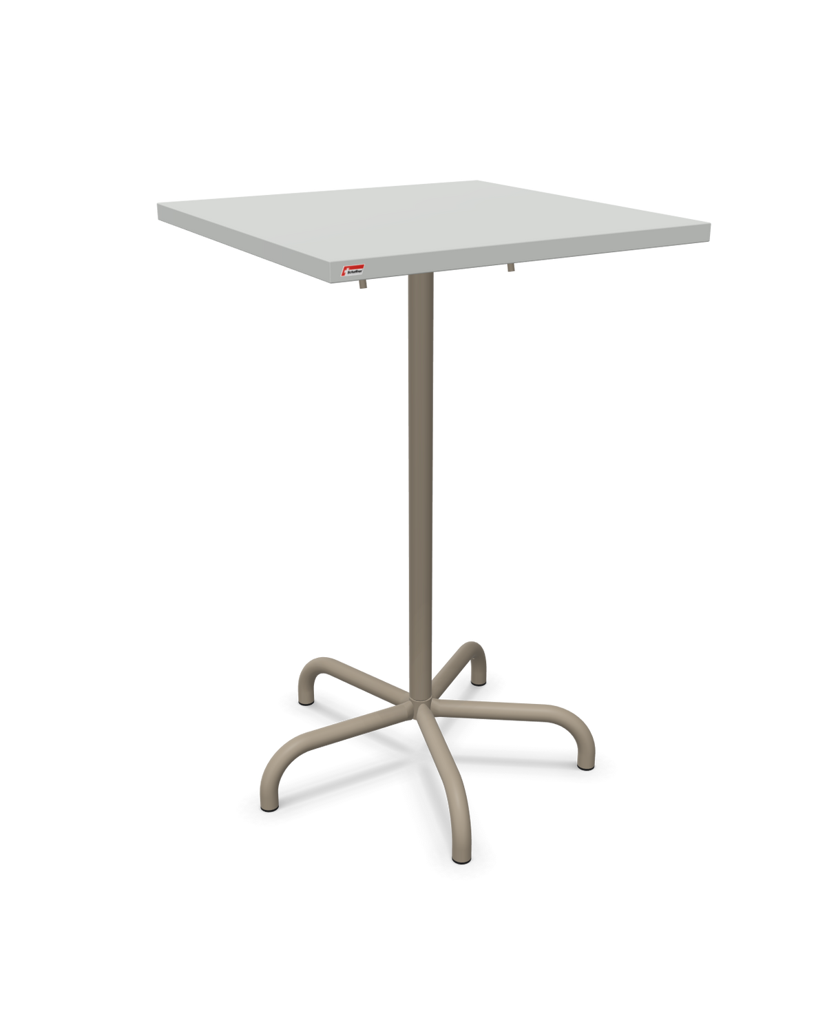 Schaffner Säntis Folding high table 70x70cm h:110cm