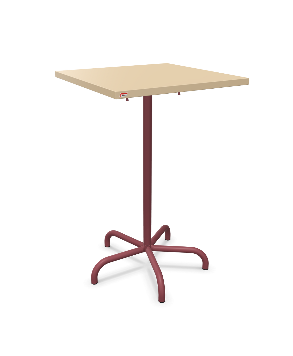 Schaffner Säntis Folding high table 70x70cm h:110cm