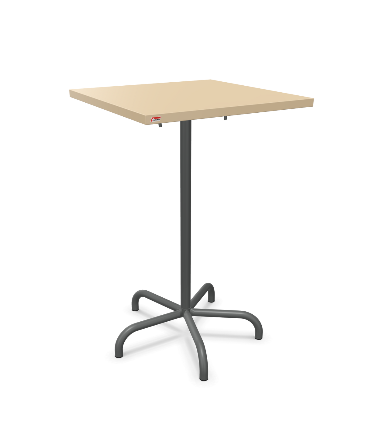 Schaffner Säntis Folding high table 70x70cm h:110cm