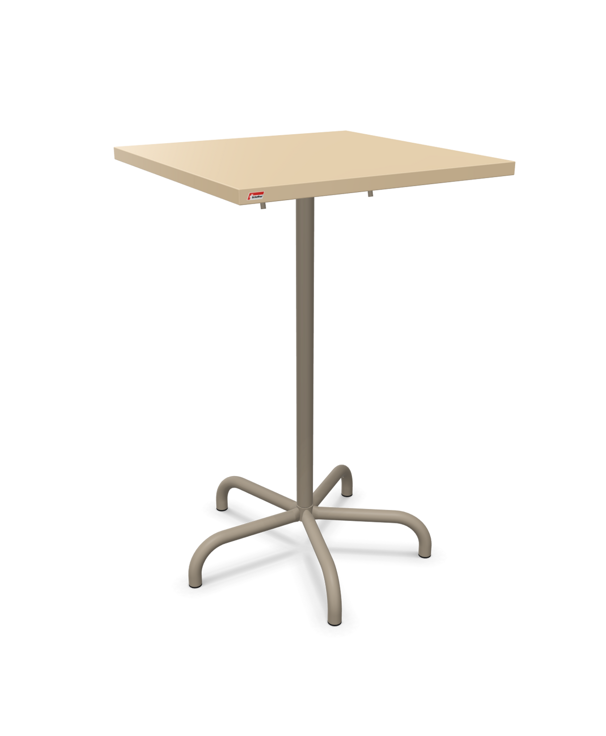 Schaffner Säntis Folding high table 70x70cm h:110cm