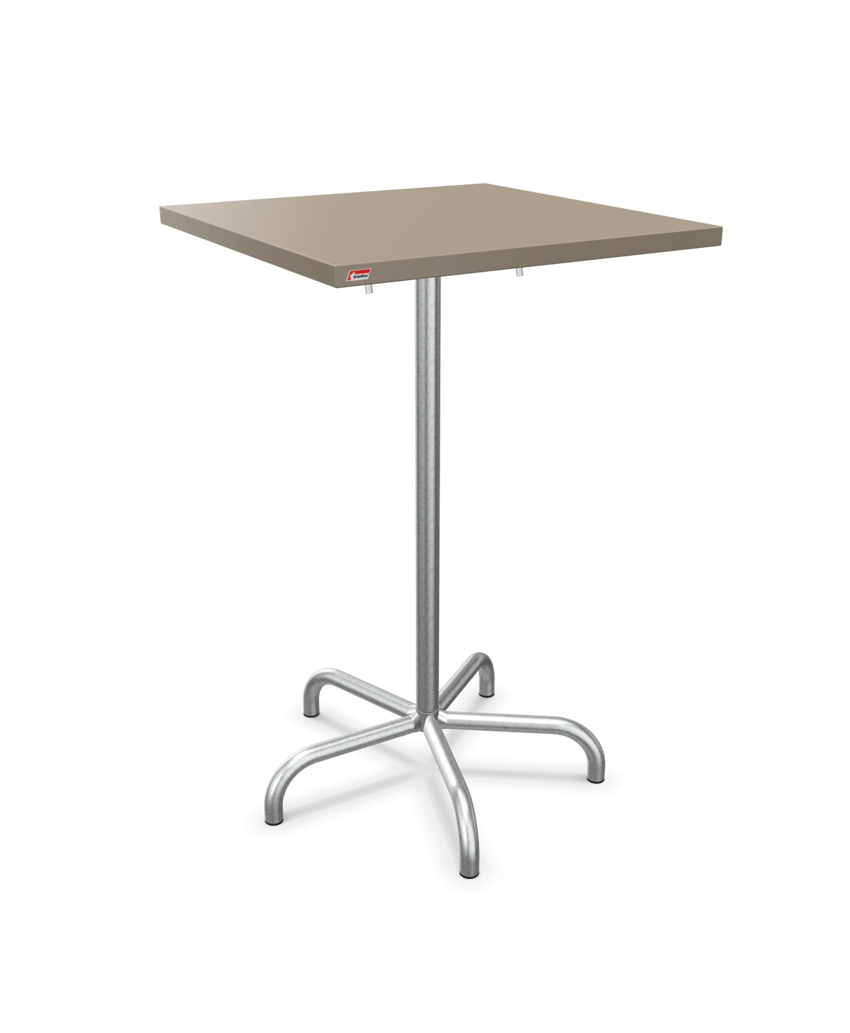 Schaffner Säntis Folding high table 70x70cm h:110cm