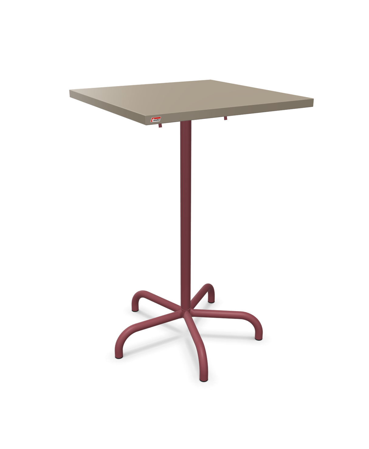 Schaffner Säntis Folding high table 70x70cm h:110cm
