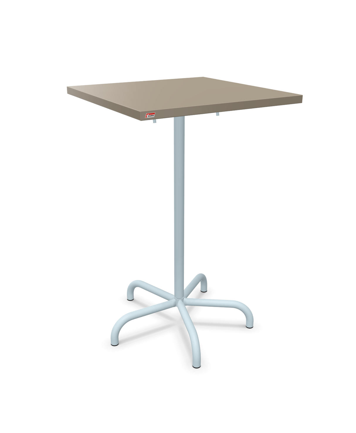 Schaffner Säntis Folding high table 70x70cm h:110cm