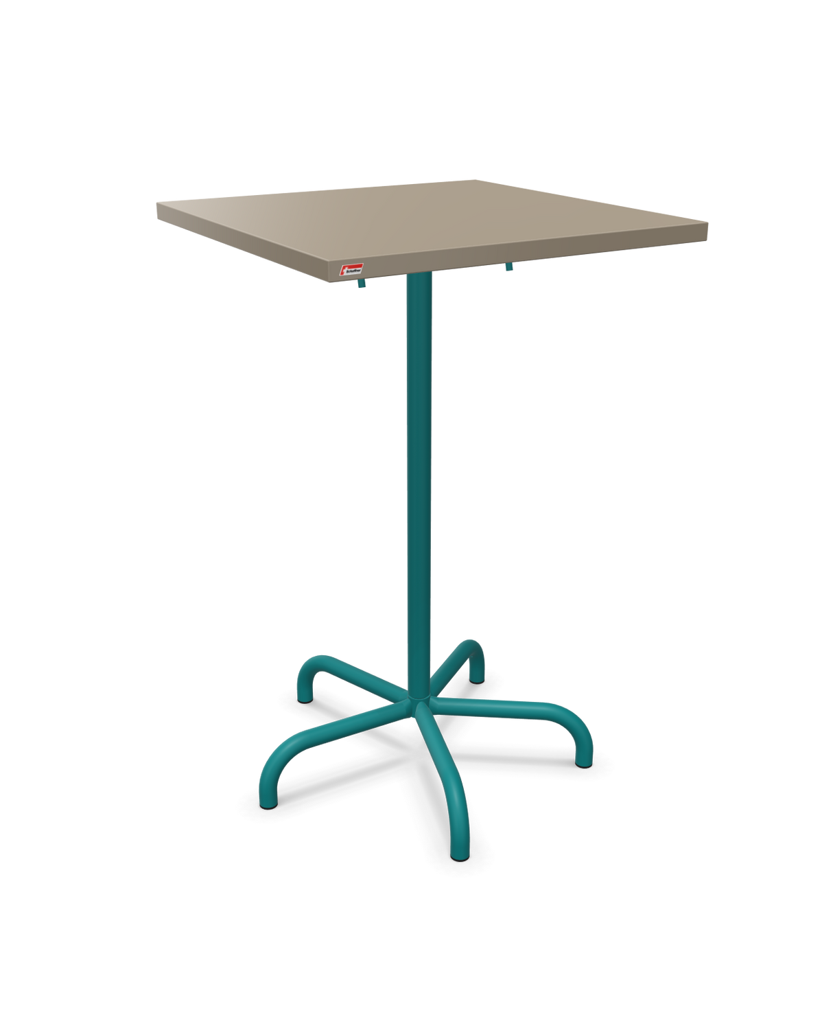 Schaffner Säntis Folding high table 70x70cm h:110cm