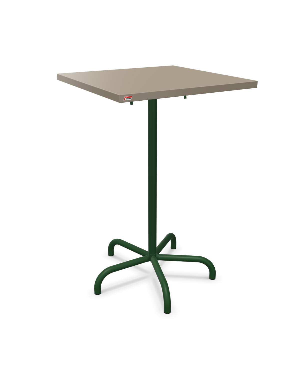 Schaffner Säntis Folding high table 70x70cm h:110cm