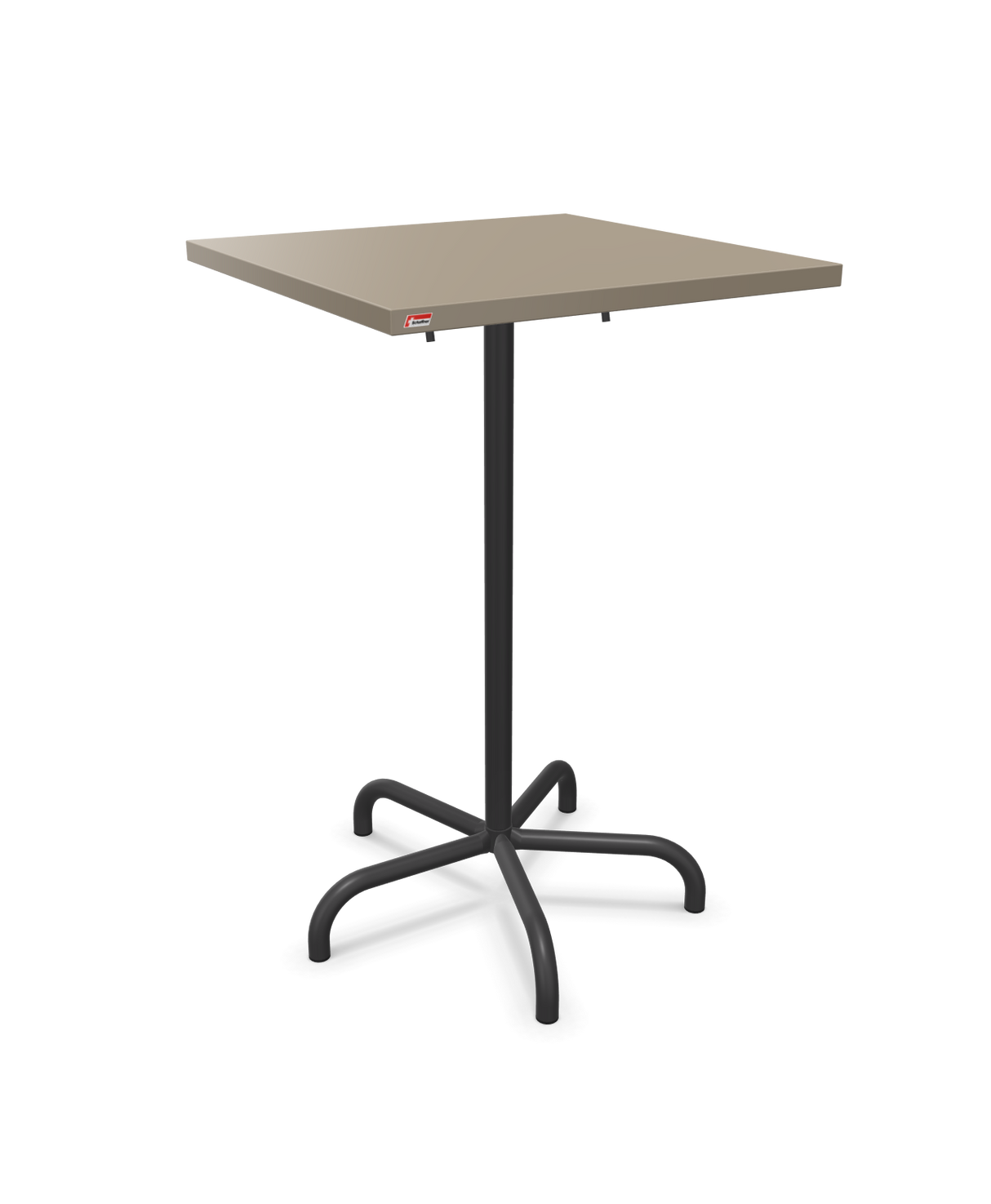 Schaffner Säntis Folding high table 70x70cm h:110cm