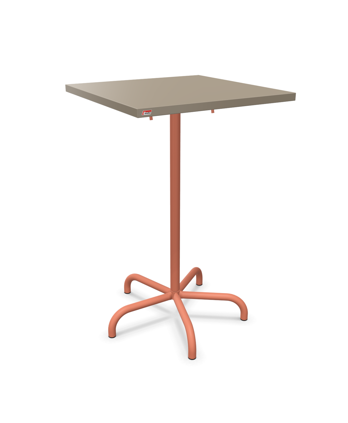 Schaffner Säntis Folding high table 70x70cm h:110cm