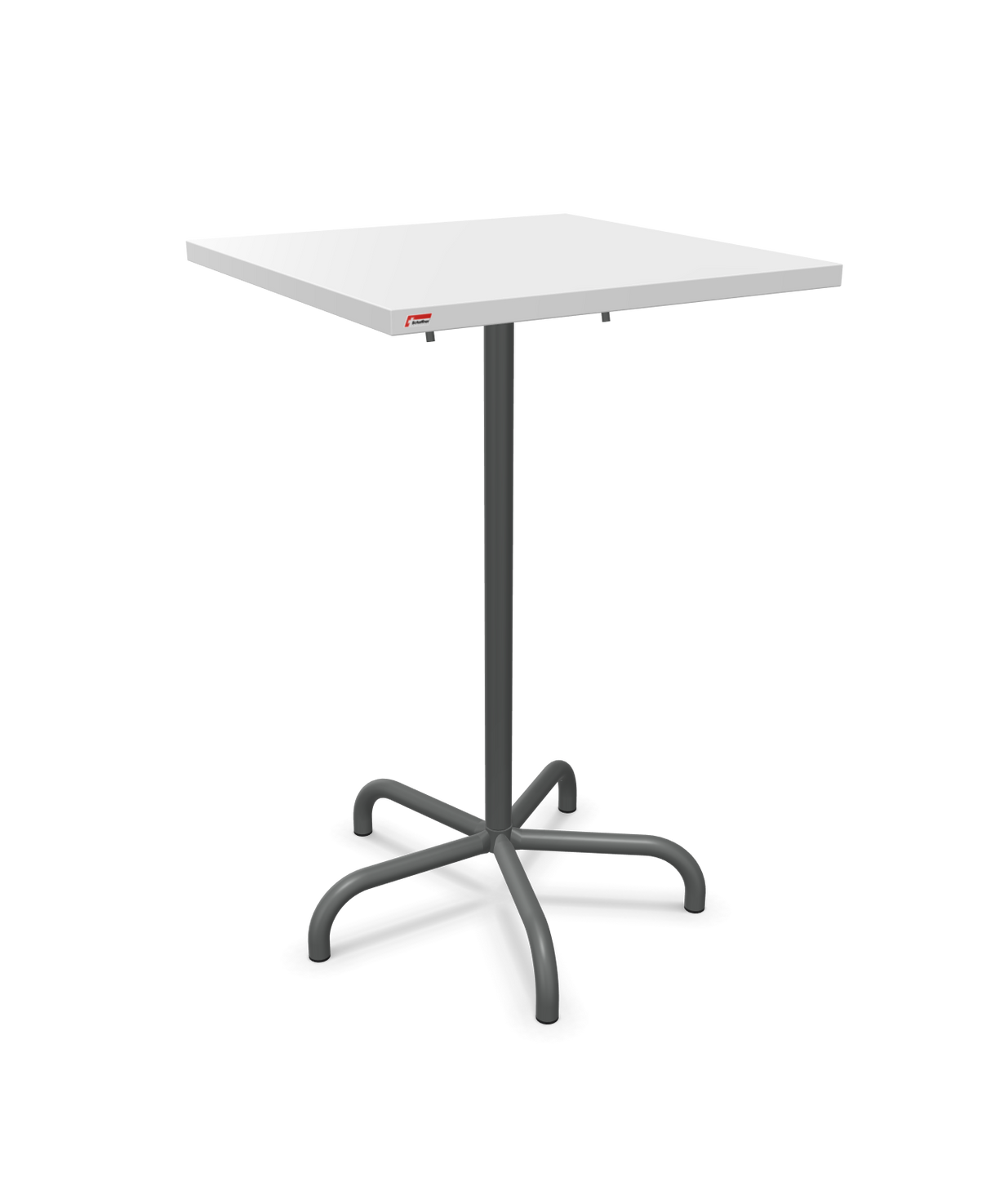Schaffner Säntis Folding high table 70x70cm h:110cm