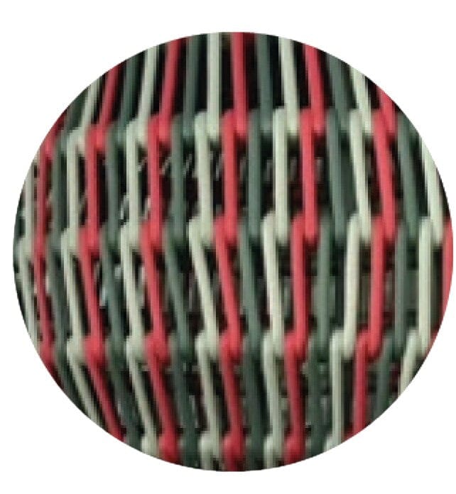 Sifas Tam Tam Pouf Red/khaki TM06