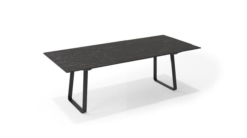 SIT Mobilia Atlas Gam Table à rallonge 160-217x95cm avec Plateau céramique