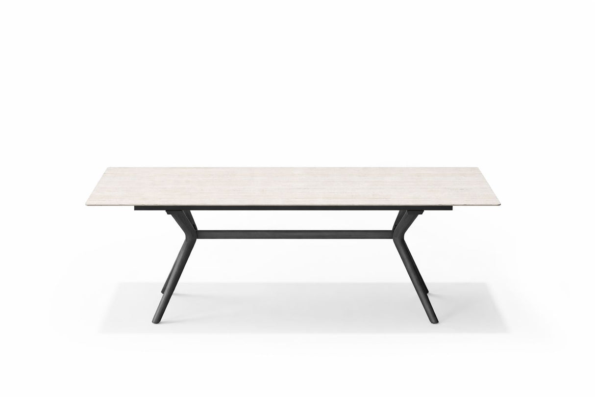 SIT Mobilia Atlas REH25 Table à rallonge 160-217x95cm avec Plateau céramique