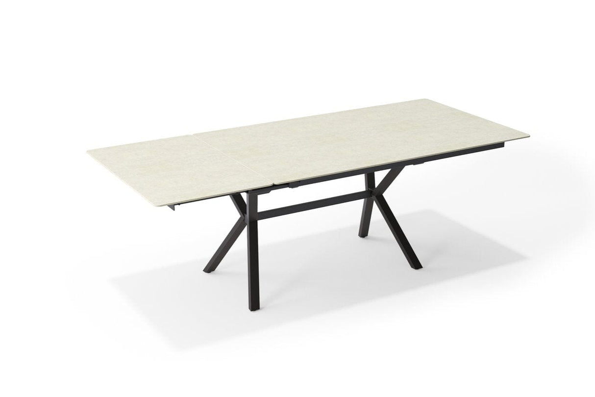 SIT Mobilia Atlas Xim Table à rallonge 160-217x95cm avec Plateau céramique
