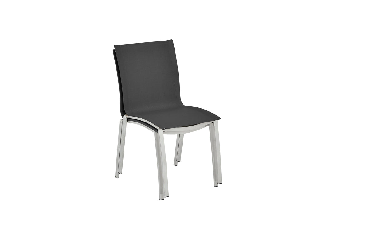 SIT Mobilia Sima Chaise repas inox brossé