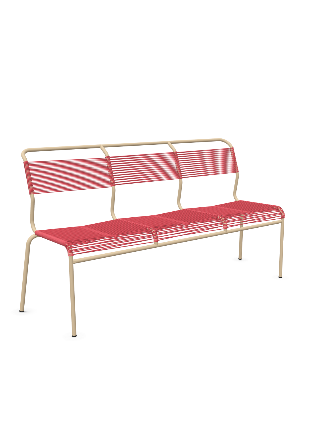 Schaffner Säntis Banc Spaghetti 3 places sans accoudoirs