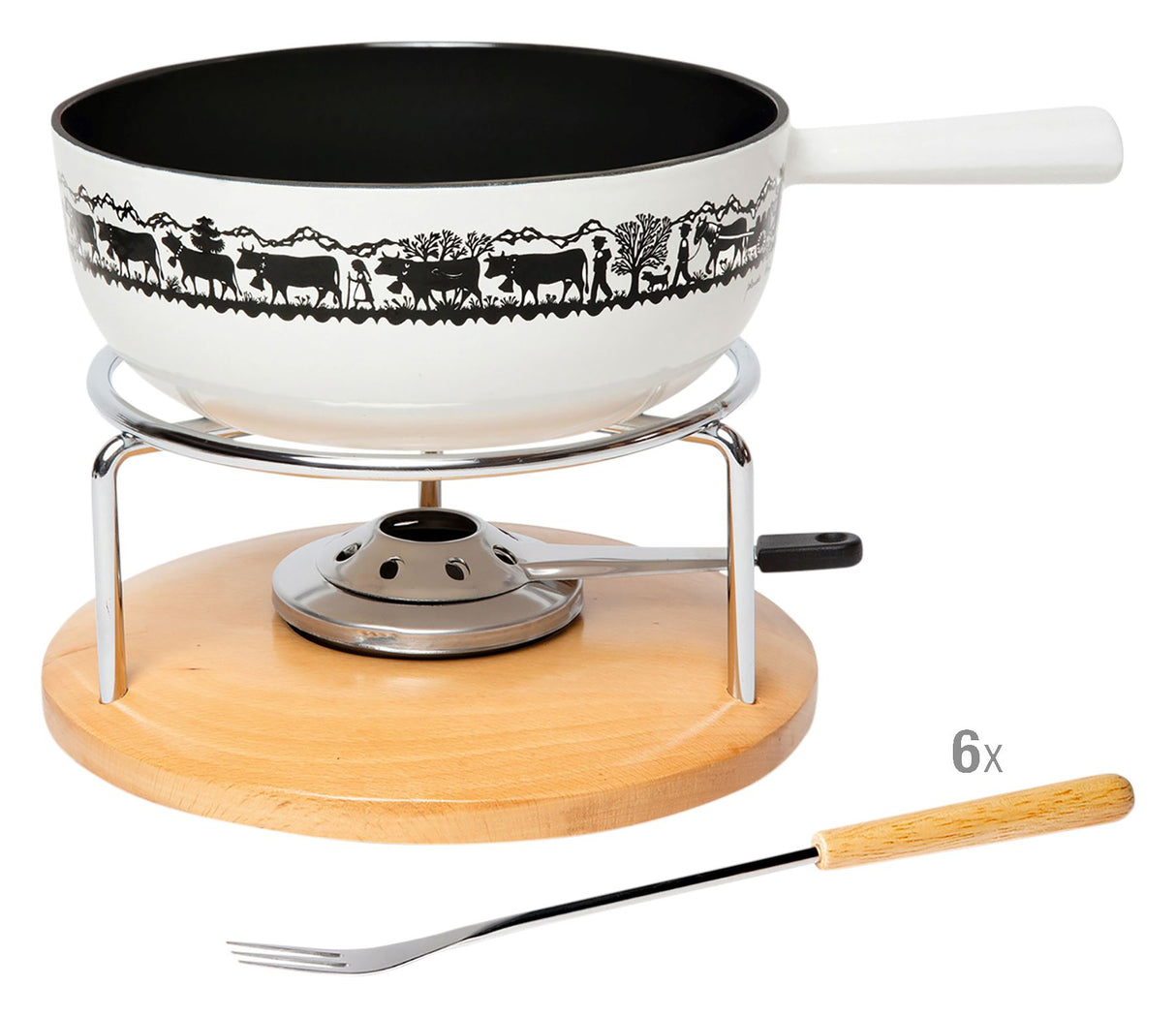 Stöckli Säntis Set à fondue fromage Ø22cm