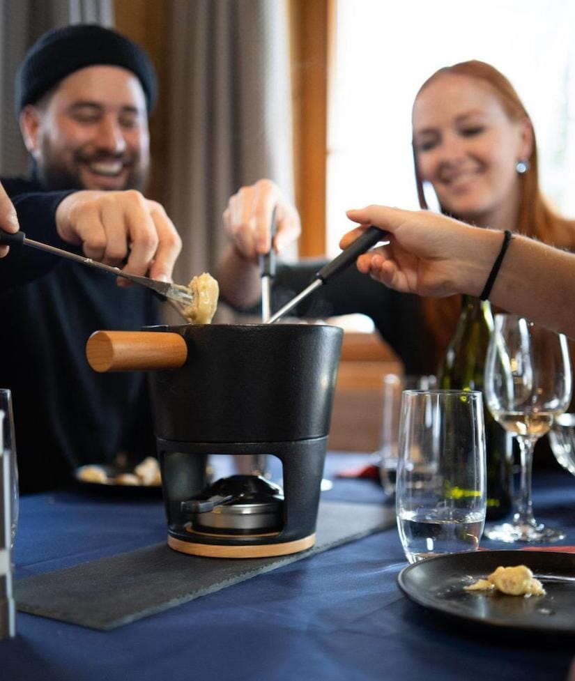 Stöckli Titlis Set à fondue Ø16cm pour viande et fromage