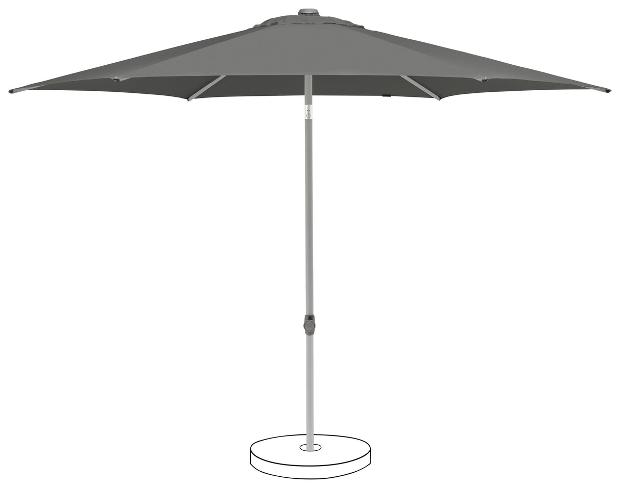 Suncomfort by Glatz Parasol Pop Up Ø250cm Stone Grey 057