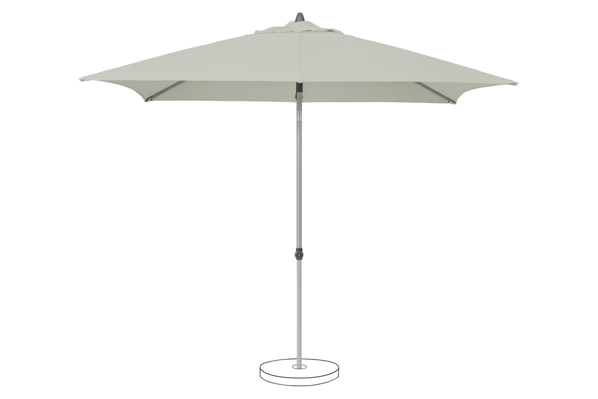 Suncomfort by Glatz Parasol Push Up 210x150cm Light grey 013