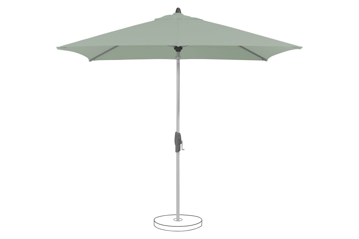 Suncomfort by Glatz Parasol Shell Turn 250x200cm Frost Green 023