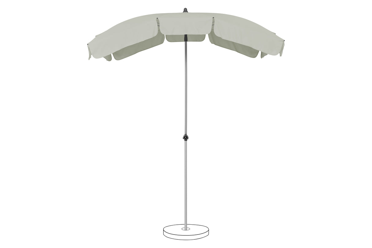 Suncomfort by Glatz Parasol Siesta 180x130cm Light grey 013