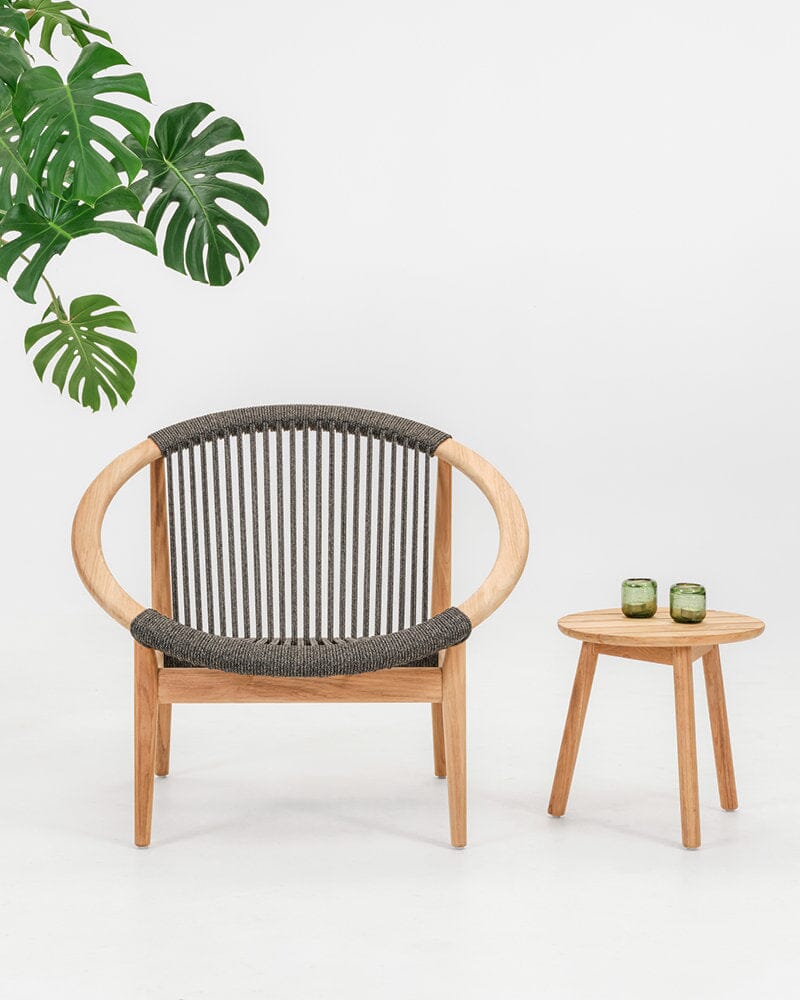 Vincent Sheppard Anton Side Table Ø40cm Teak Top H:40.5cm