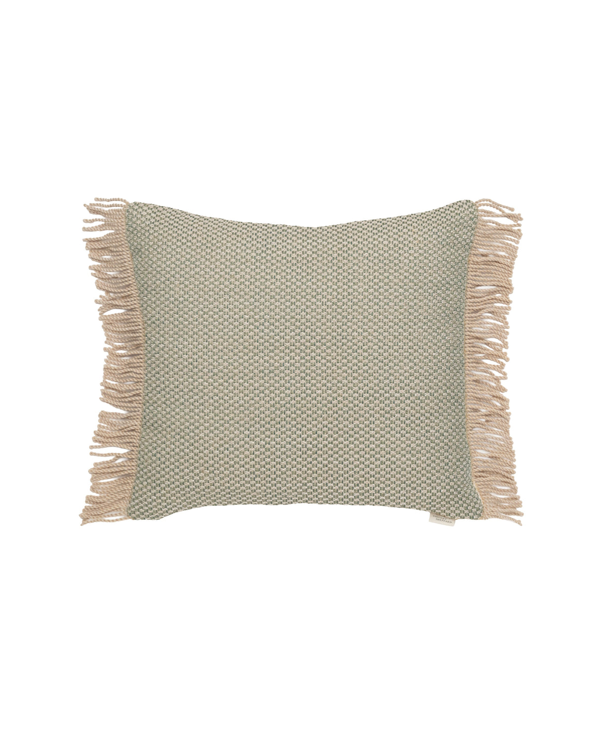 Vincent Sheppard Coussin déco Indira 50x45cm grandes franges Emerald (Cat.G)