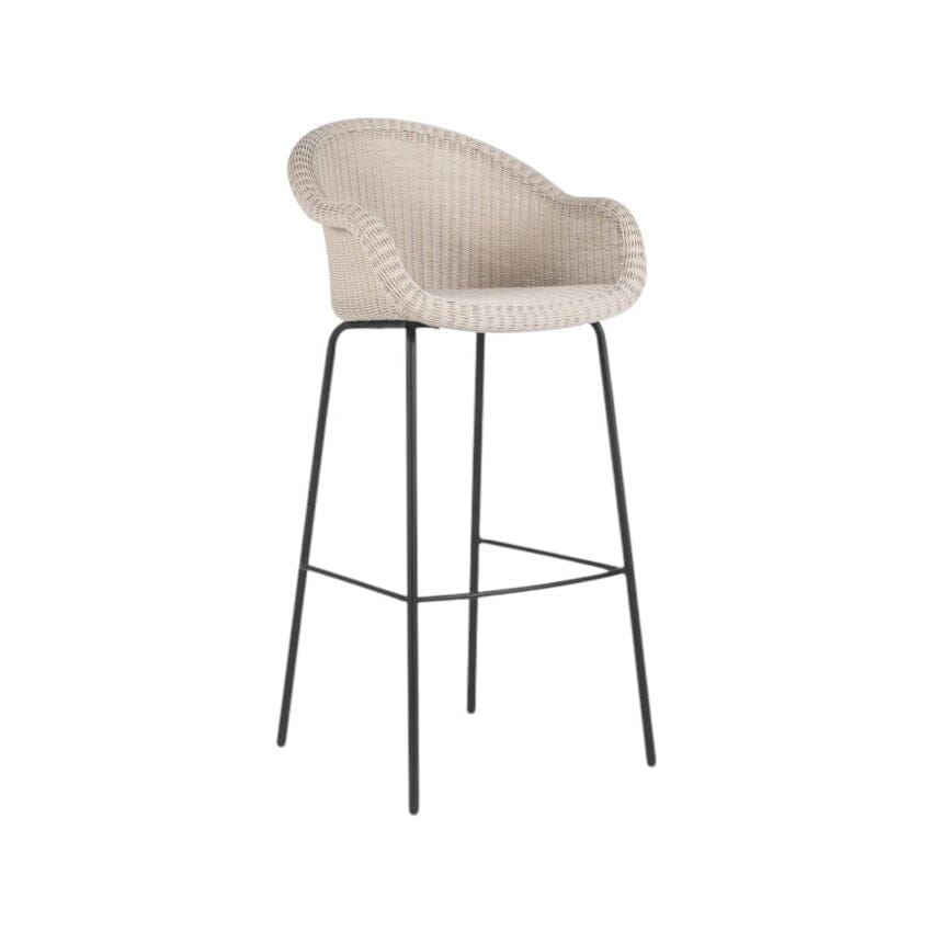 Vincent Sheppard Edgard Bar Stool Piètement acier Acier Black Old Lace