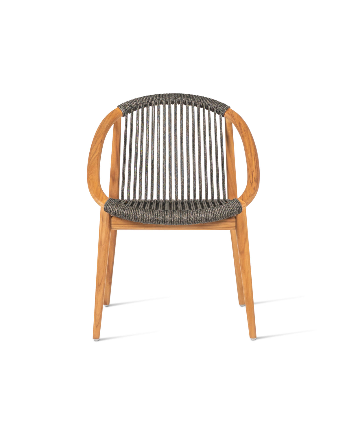 Vincent Sheppard Frida dining chair – Anthracite, Untreated teak