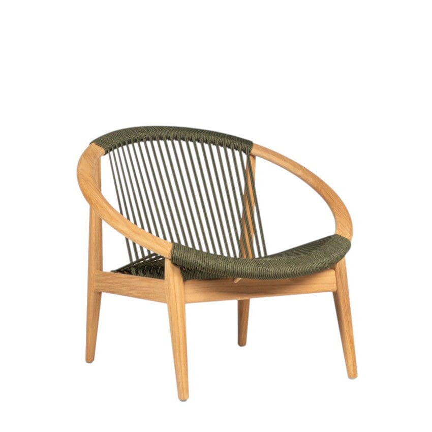 Vincent Sheppard Frida Lounge chair Teak / Dark Green