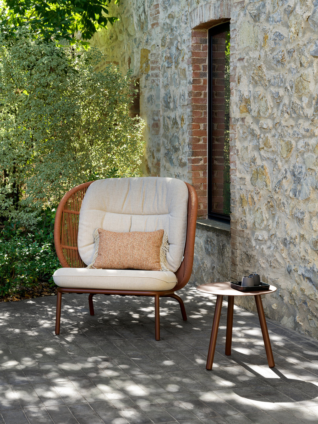 Vincent Sheppard Kodo Cocoon Fauteuil lounge Haut dossier avec coussins