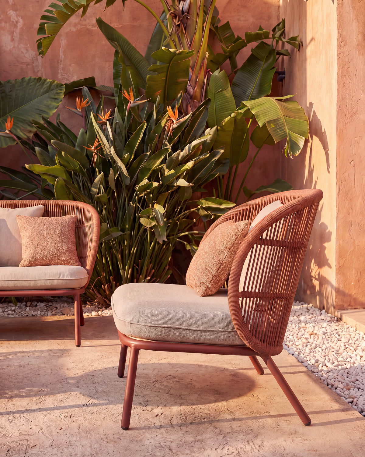 Vincent Sheppard Kodo lounge chair – Rust/Cinnamon