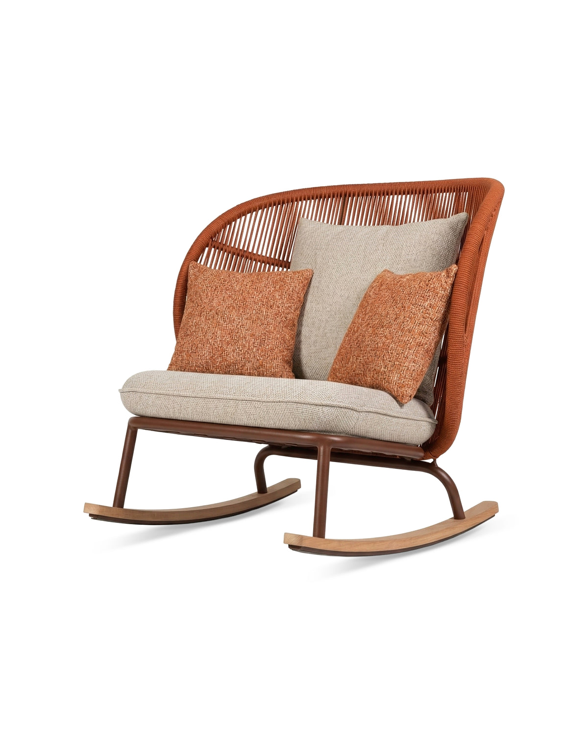 Vincent Sheppard Kodo rocking chair – Rust/Cinnamon