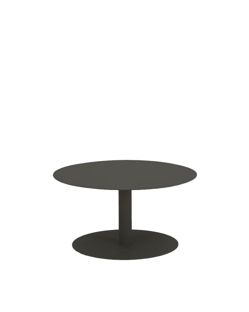 Vincent Sheppard Kodo Table basse Ø65cm Structure et plateau Fossil Grey