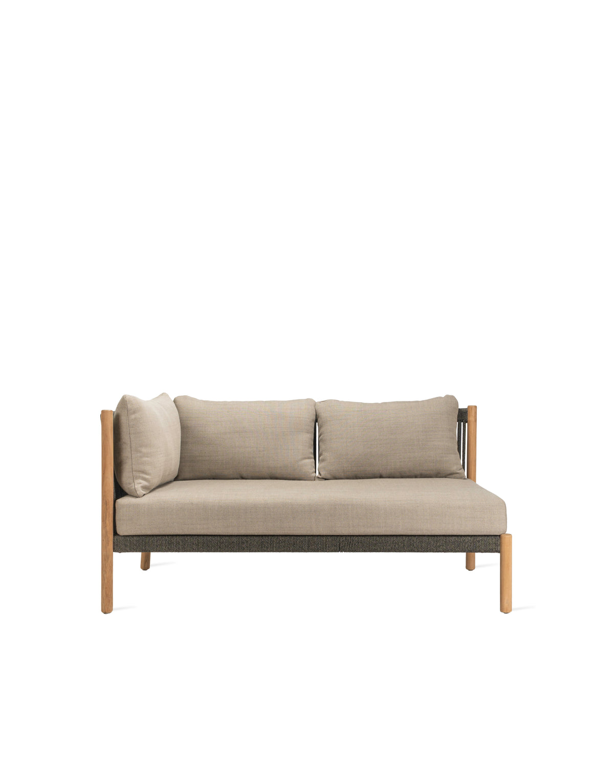 Vincent Sheppard Lento modular – Anthracite, Untreated teak