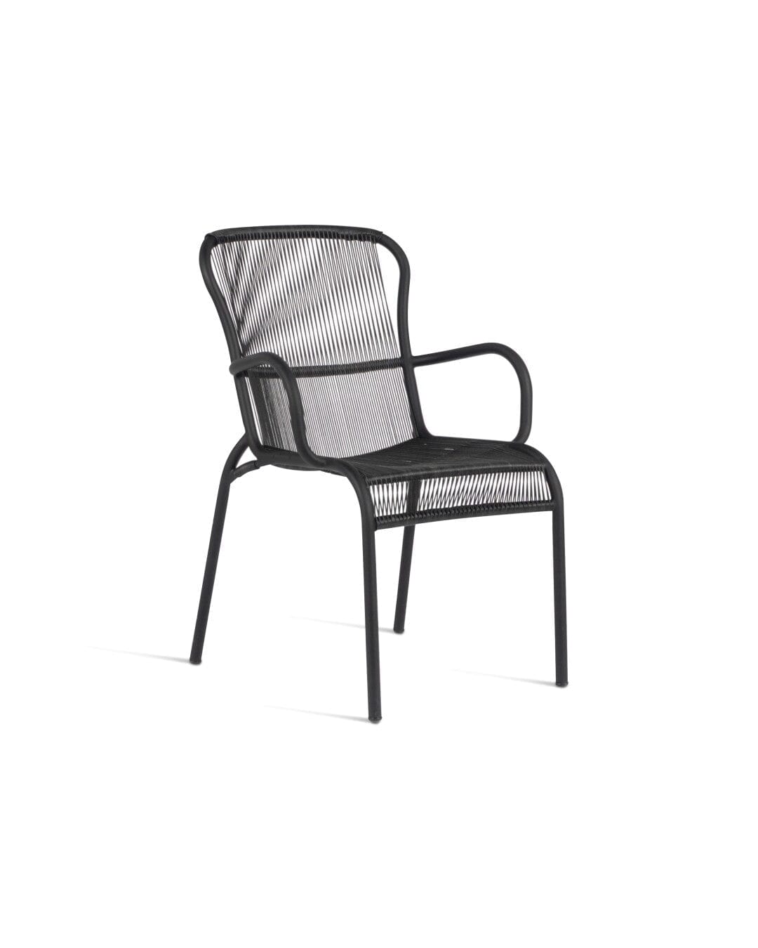 Vincent Sheppard Loop Dining Chair empilable Fibre Black