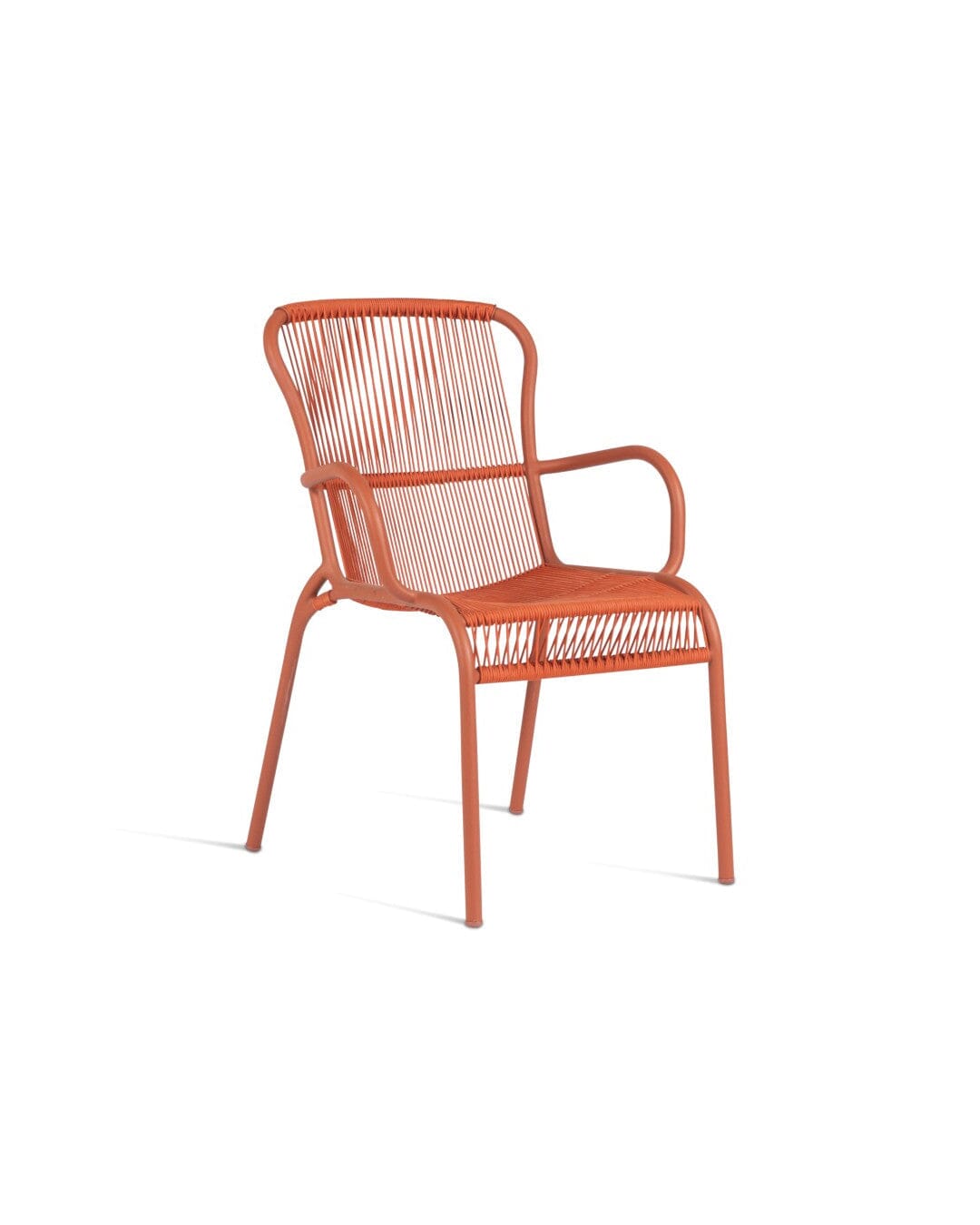 Vincent Sheppard Loop Dining Chair empilable Rope Terracotta